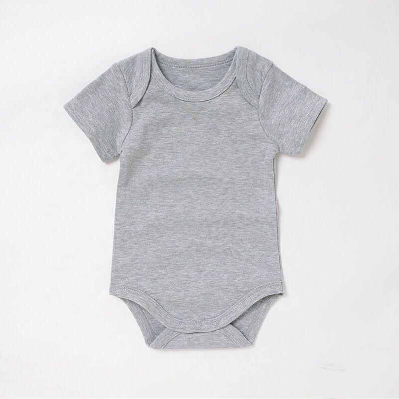 0-24M Lap Shoulder 100% Organic Cotton Short Sleeve Baby Bodysuit