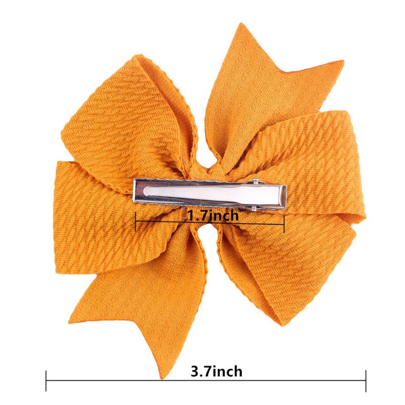 24Pcs Different Colors 3.7 Inch Grosgrain Ribbon Baby Girls Hair Bows Hair Bows Accessories for Infants Toddlers Kids Teens