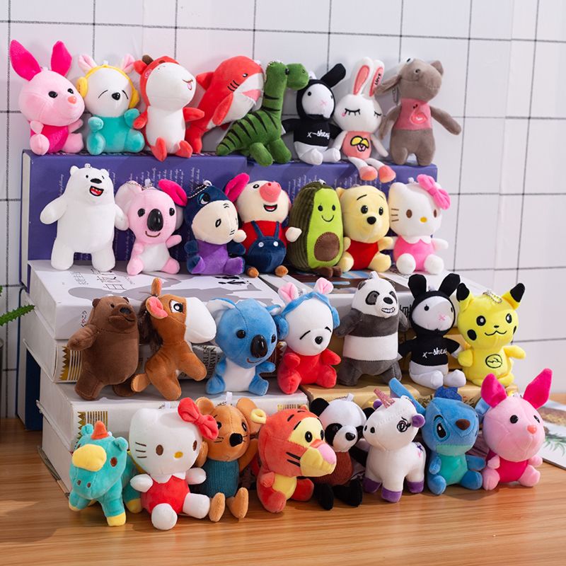 Accessories Children's Bag Figure 4 "Small Pendant Plush Toy Animal 12 Cm Key Chain