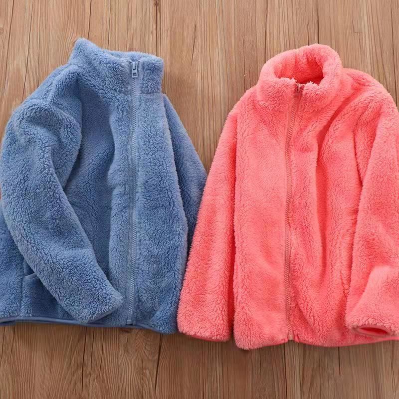 Autumn Kids Clothing Thick Warm Zipper Outwear Children Boys Girls Coat for Kids