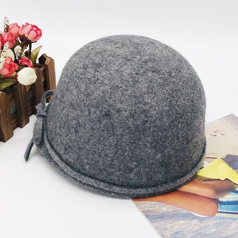 Autumn Parent Child Lady Kid Toddler Girl Boy Equestrian Hat Horseman Rider Baseball Cap Wool Felt Hat
