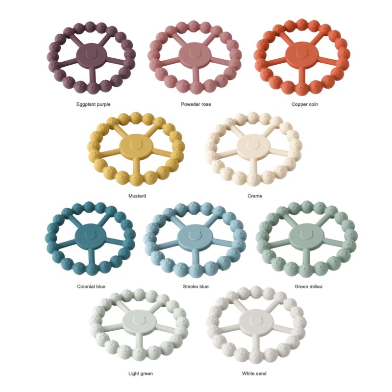 Baby Chew Toy Silicone Teether Food Grade Kid Chew Silicone Pendant Teethering Toys