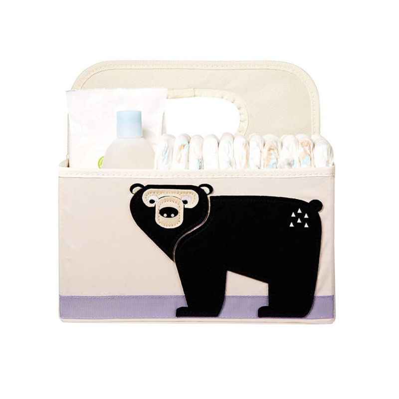 Baby Diaper Storage Bin - Nursery Organizer Caddy - Toy Boxes for Kids Collapsible Toy Storage Organizer