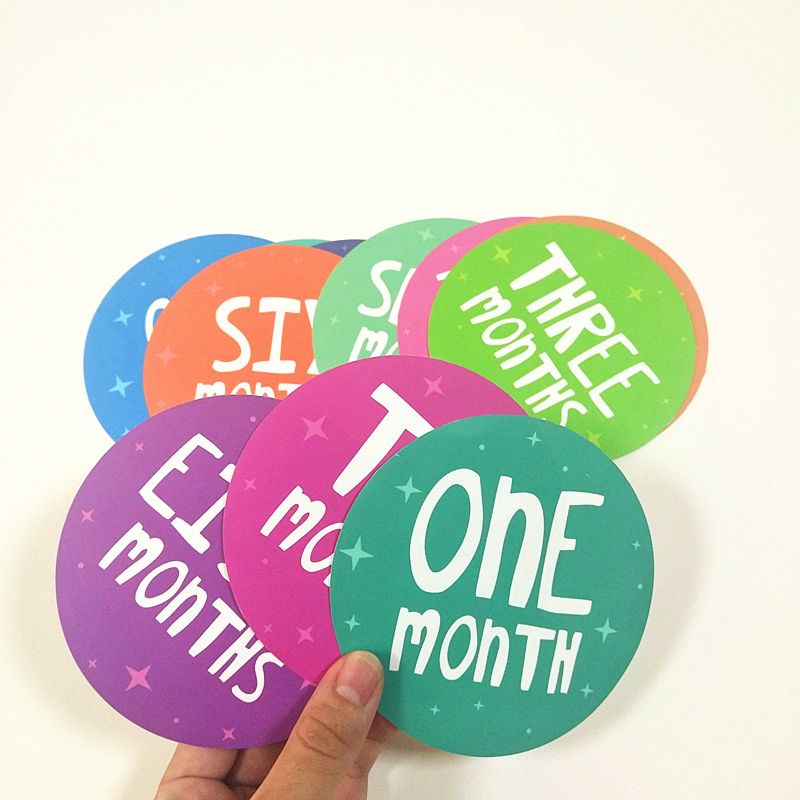 Baby Milestone Sticker Baby Monthly Sticker on Seller