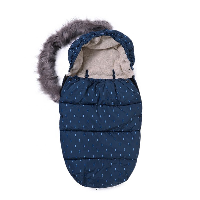 Baby Outdoor Tour Stroller Sleeping Bag Stroller Footmuff Cover Thick Warm Fleece Bunting Bags for Newborns