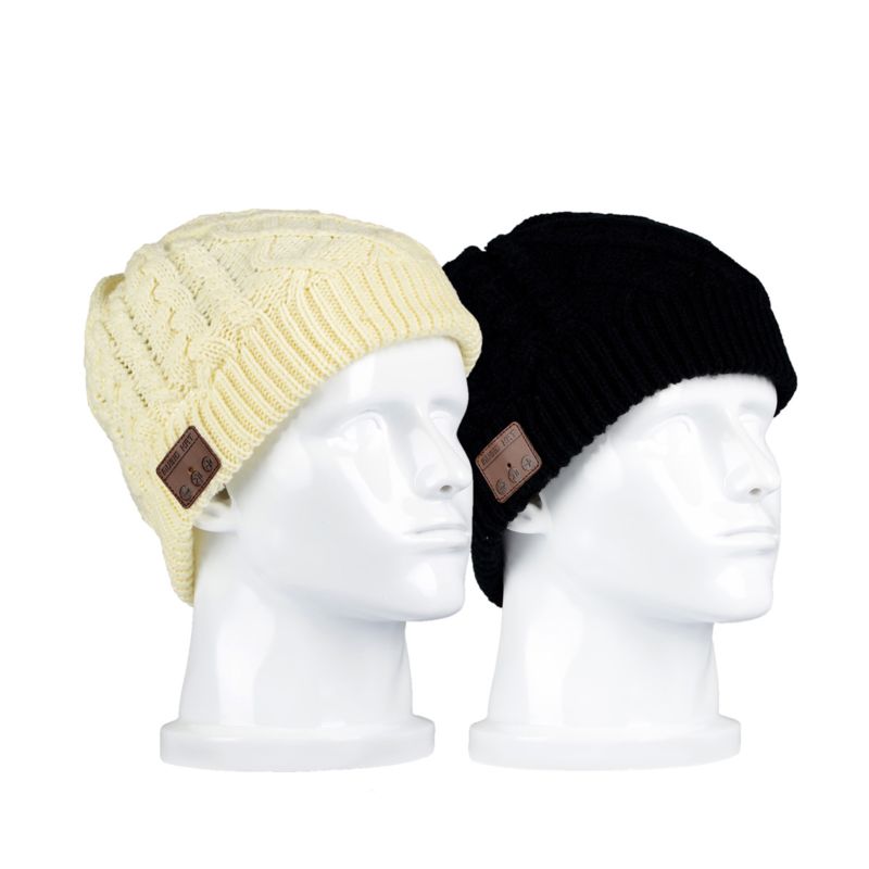 Beanie Hat with Wireless Headset Speakers for Music Calling and Compatible with All Bt Devices for Gifts Women Mom Men Boy Girl