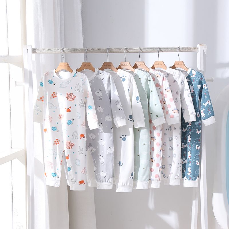 Breathable and Skin-Friendly Organic Cotton Newborn Baby Clothes Romper Jumpsuit Baby Autumn Romper