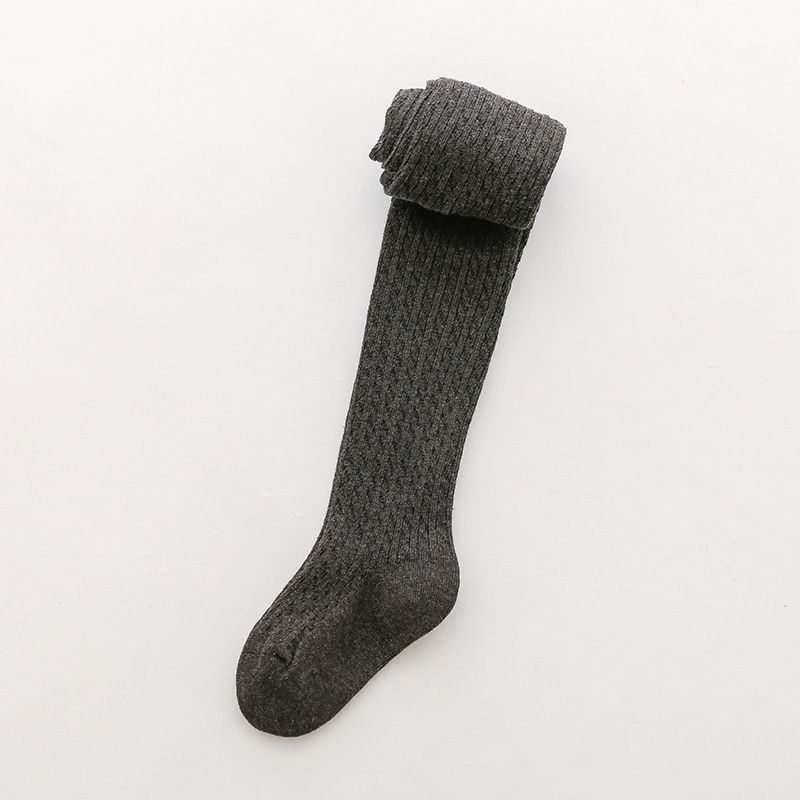 Colorful Cable Knit Baby Autumn Tights Combed Cotton Warm Pantyhose for Kid Girls