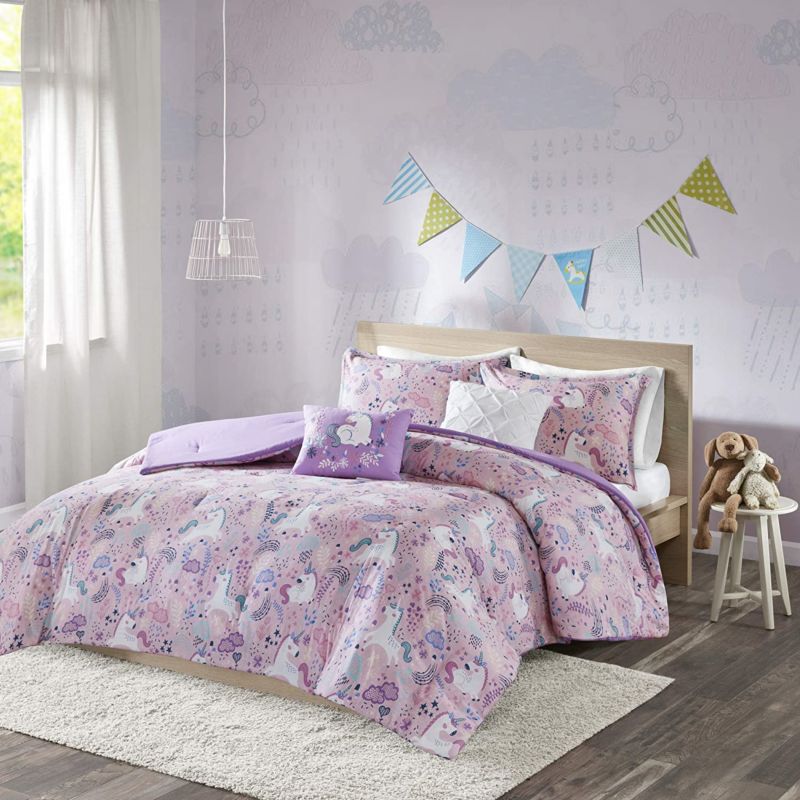 Cute Unicorn Comforter Sets Kids Comforter Sets Bedding Soft Fancy Comforter Sets