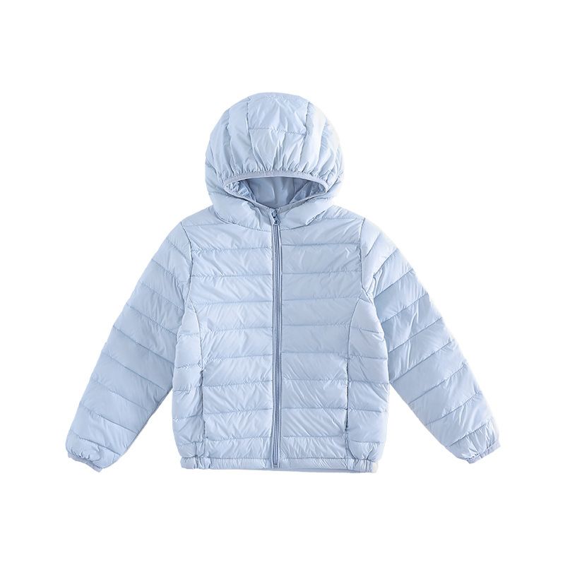 Design Zippered up Jacket Coat Full Zip up Red Polyester Padded Jacket for Kids