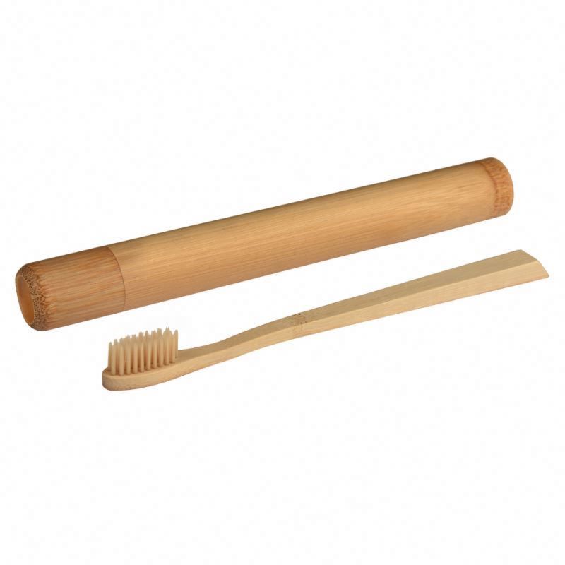 Eco-Friendly Bamboo Toothbrush Case Box
