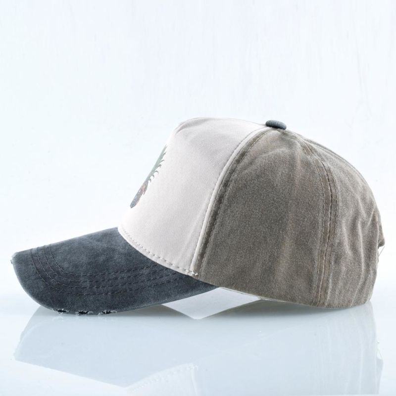 Fashionable Pineapple Assorted Colors Washed Cotton Baseball Cap Hats Sports Cap
