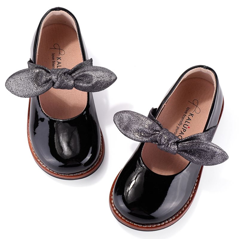 Genuine Leather Baby Shoes Bowknot Children's Party Shoes Girls' Dress Shoes