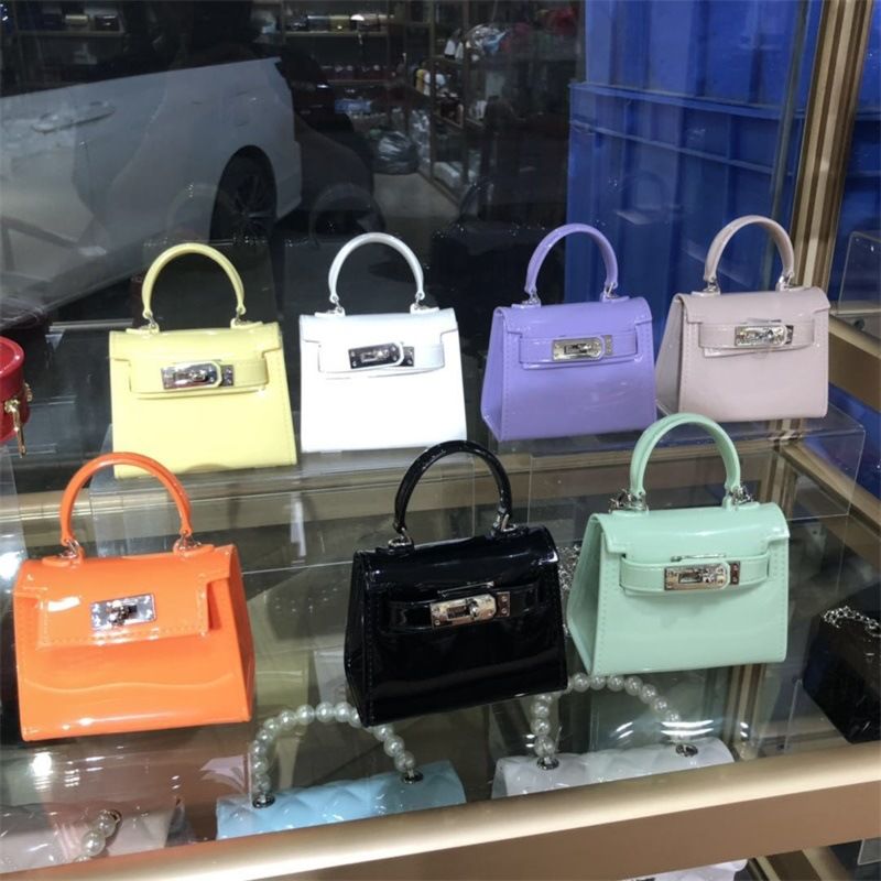 Jelly Bag Cute Mini Lipstick Bag Wild Chain One Shoulder Messenger Handbag