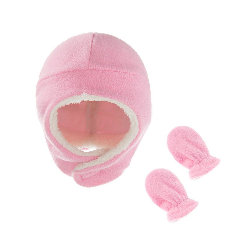Lovely Baby Beanie Hat Polar Fleece Baby Earflap Hat
