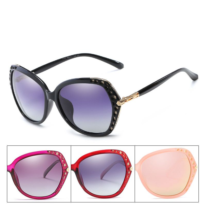 Polarized Uv400 Shades Ladies Oversized Square Frame Sun Glasses Luxury Women Designer Trending Sunglasses