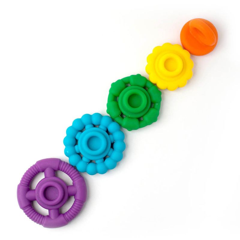Seller 5 Pc Silicone Stackers Teether Toy for Baby, Directly, Exist Mould