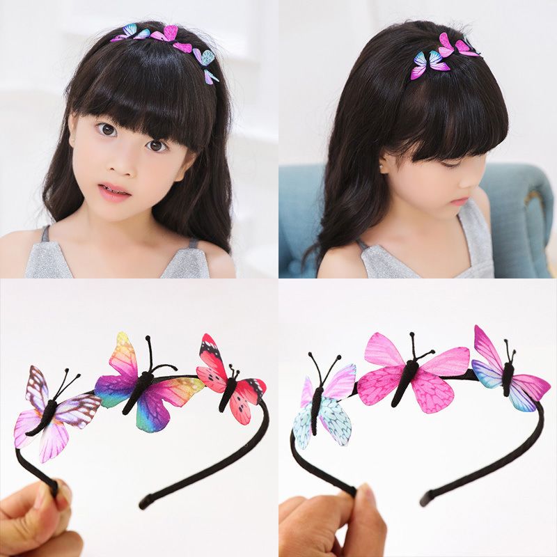 Women Girls Bohemian Hair Bands Print Headbands Hair Band with Clip Elastic Hair Bands Accessories Woman