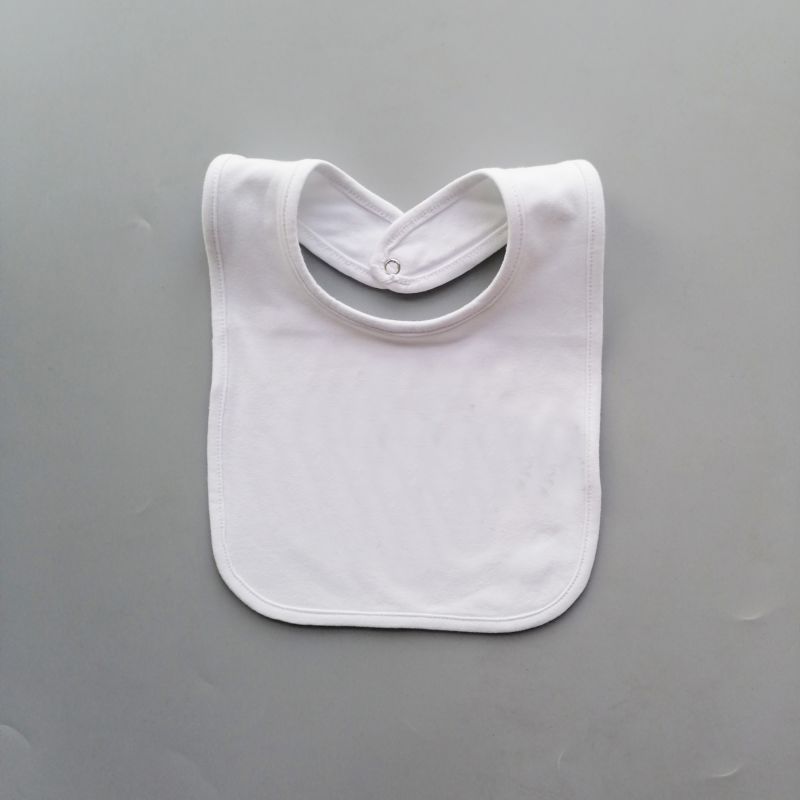11Colors 100% 190Gsm Combed Cotton Customize Plain White Bibs Cotton Printed Baby Bibs Baby Bibs