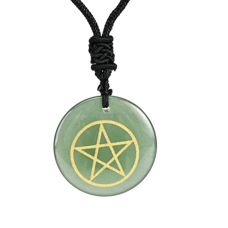 Price Original Stone Carving Ancient Egyptian Pentacle Pendant Necklace European American Religious Jewelry Creative Source