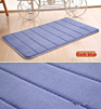 Home Bath Mat Non-Slip Bathroom Carpet Soft Coral Fleece Memory Foam Rug Mat Kitchen Toilet Floor Decor