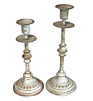 Premium round White Metal Candle Holder Iron Candle Stand Table Top Decoration Home Candle Pillar