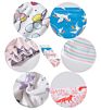 6 Piece/Pack Little Girls Soft 100% Cotton Underwear Toddler Panties Kids Assorted Briefs