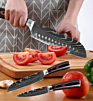 Chefs Knife Set Japanese High Carbon Stainless Steel Kitchen Sharp Kitchen Knife Set