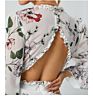 Fall Womens plus Size Clothing Women Clothes Deep V Neck Ruffle Long Sleeve Floral Elegant Mini Party Casual Dress