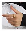 Surround Adjustable Gold Plated Zircon Snake Rings