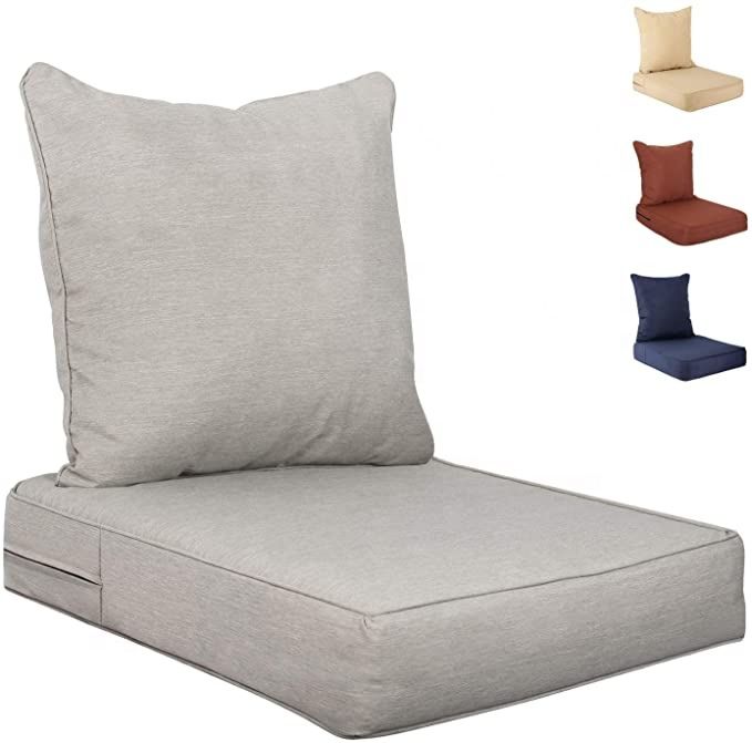 Comfortable Square Chair Sponge Outdoor Removable Waterproof Chair Cushion Seat Pads