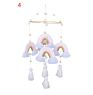 Boho Wooden Beads Rainbow Wall Hanging Children Kids Room Baby Nursery Decoration Macrame Rainbow Decor