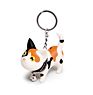 3D Cartoon Dolls Cat Anime Key Ring Cute Simons Cat Keychain Women Metal Alloy Key Chain Simons Cat Keyring