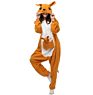 Kigurumi Adult Fox Cat Onesie Pajamas Shark Duckbill Dragon Bear Wolf Animal Fleece Adult Sleepwear Halloween Costume