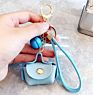 Leather Bag Coin Purse Key Chain Car Key Chain Men and Women Waist Hanging Key Pendant Jewelry Accessories Leather Bag Key Chain