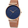 Simple Classic Black Men's Watch Quartz Watch Mesh Belt Men's Ultra-Thin Watch