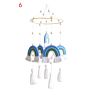 Boho Wooden Beads Rainbow Wall Hanging Children Kids Room Baby Nursery Decoration Macrame Rainbow Decor