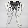 Design Gold Lacework Shape Back Body Chain Necklace