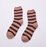 Plain Stripes Men Cozy Socks Warm Tube Floor Fluffy Sock Crew Home Socks Thick Indoor Sleeping Chaussette