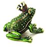 Animal Trinket Jewelry Box, Frog Diamond Decoration Trinket Jewelry Box, Metal Jewelry Box