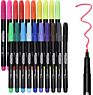 Fabric Markers Permanent No Bleed - Washable Fabric Paint Markers for T-Shirts Clothes Shoes Canvas Pillowcase, 20 Fabric Pens