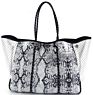 Large Capacity Colorful Printed Portable 2 in 1 Neoprene Beach Handbag