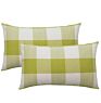 Black and White Farmhouse Decorative Square Checkers Throw Pillow Covers 18X18 Inches Buffalo Check Plaid Cushion Cover