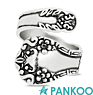 Real 100% Sterling Silver Many Kinds Floral Design Spoon Ring 925 Sterling Silver
