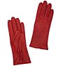 Red Leather Lambskin Dress Women Gloves for Ladies