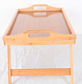 Bamboo Serving Tray with Legs | Existing Stock Bamboo Bed Tray Table with Foldable Legs | Bamboo Tray with Leg