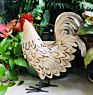 Better Metal Garden Rooster Ornaments Outdoor Decoration Iron Crafts Rooster Sculpture Stand