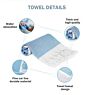 Printed Jacquard Mandala Microfiber Bath Towel Desert Sand Beach Towel with Tassel Cotton Turkish Beach Towel