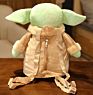 Baby Yoda Plush Toy Child Baby Yoda Mandalorian Shoulder Bags for Kids