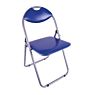 Home Padded Folding Office Chair Blue Color